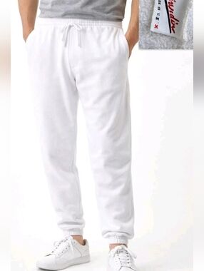Vtg Girardin Sweat Pants Men Xl White Sweatpants 90s 80s Back Pocket